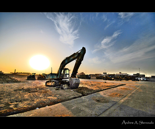 city sun sunrise photography construction flickr riyadh saudiarabia hdr loaders ksa andrewashenouda