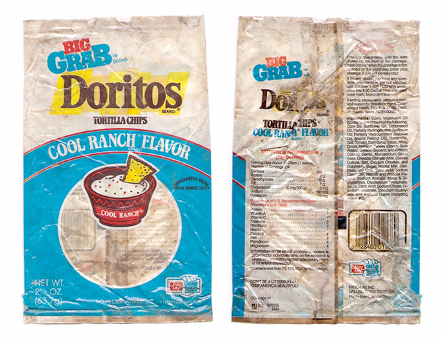 1984 Frito Lay BIG GRAB Cool Ranch Doritos Bag | Flickr ...