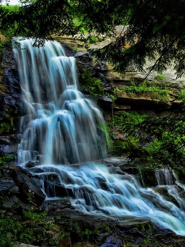 photoshop waterfall pennsylvania olympus waterfalls carbondale photoart topaz cs3 e510 1442 topazadjust3