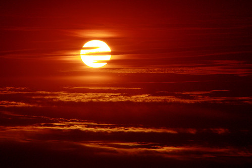 sunset españa sol atardecer bay andalucía spain rojo nubes cadiz cádiz