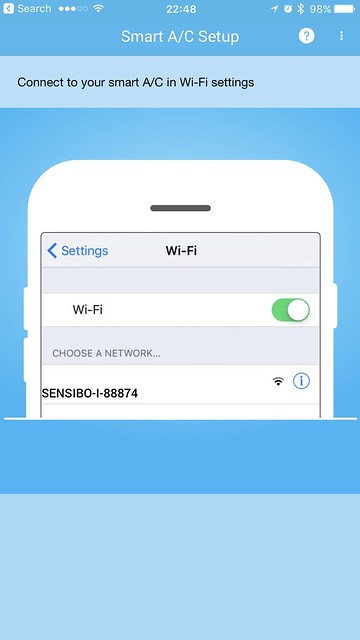 Sensibo iOS App - Setup #6