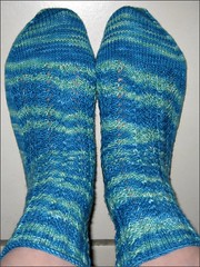 Fraggled Socks, finished