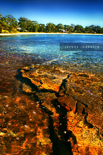 ocean blue trees sea sky orange beach water landscape geotagged coast sand rocks sony australia nsw newsouthwales southcoast vincentia sonya350 mathewsacco evokeimages geo:lat=35069139 geo:lon=150679298