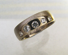 MS59 Sormus, valkokulta, timantti, Wedding ring, white gold, diamonds.