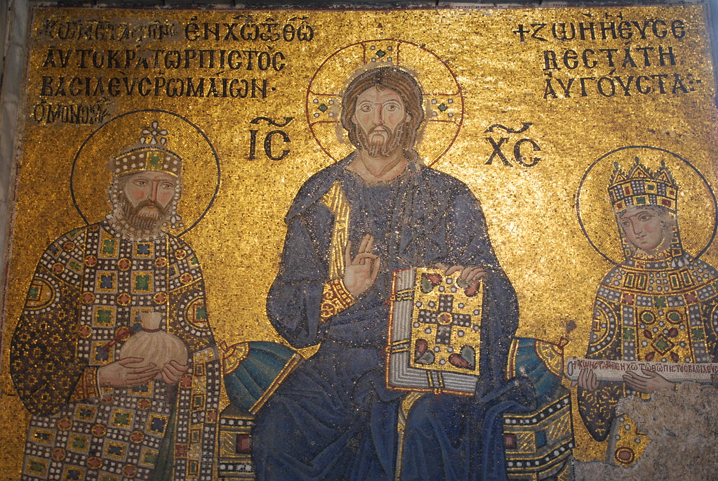 Empress Zoe mosaic in Hagia Sophia