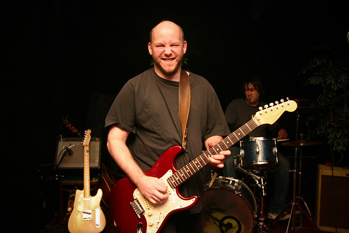 Matt Searles plays guitar
