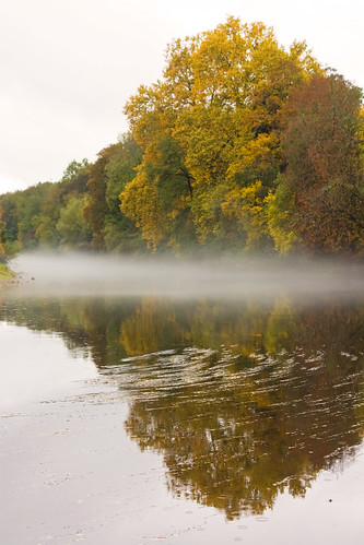 france automne dordogne rivière reflet montignac 24 périgord arbre brume vézère symétrie aquitaine francelandscapes