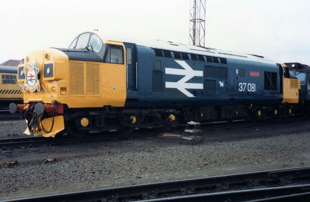Class 37 37081 Loch Long - Eastfield Depot T.M.D. Glasgow