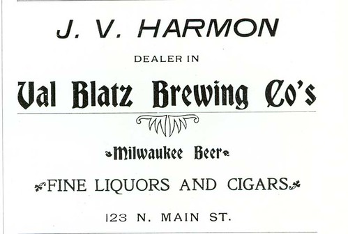 beer cigars liquors harmon valblatzbrewingco nmainbuttemt jvharmon