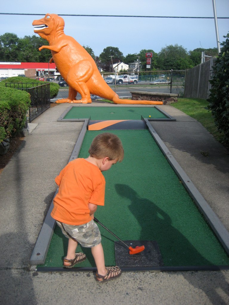 Route 1 Mini Golf In Action