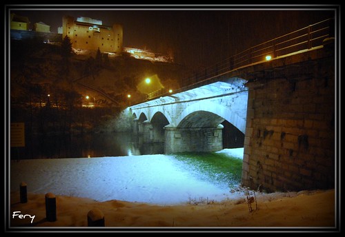 españa río puente noche nieve puebla 2009 sanabria fery333sanabria ferympp1970