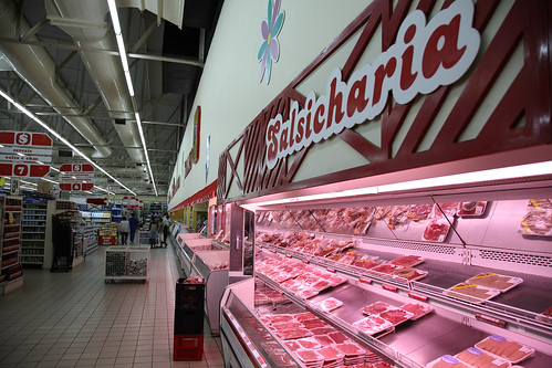 Processed meat on sale in Maputo, Mozambique