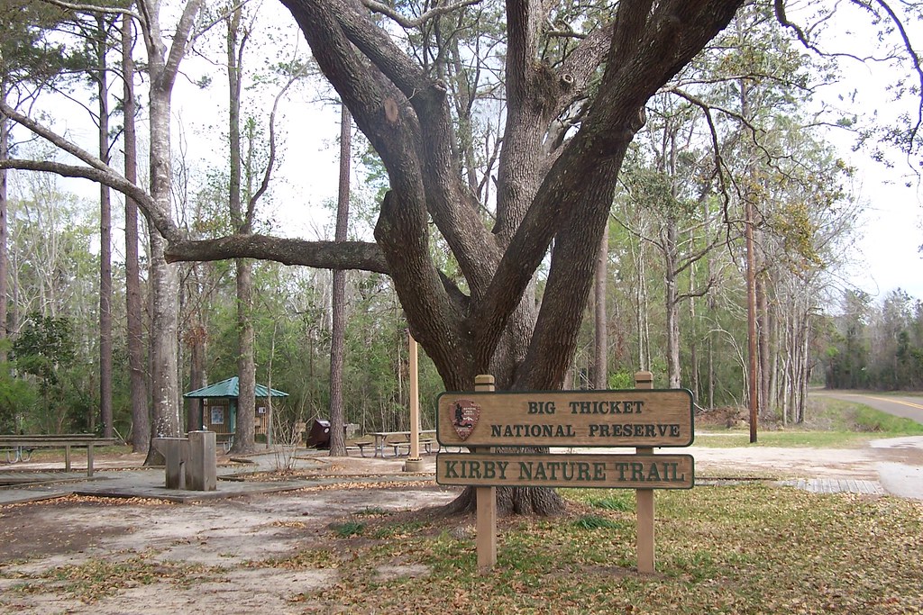 Trailhead for Kirby Nature Trail