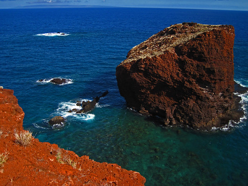 ocean sea water coral rock hawaii marine scenic wave maui lanai kahoolawae