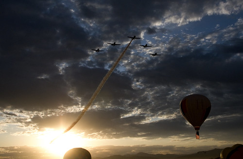clouds sunrise dawn nevada salute patriotic formation reno flyby renoballoonraces