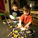 brothers take a crack at the city lego kit