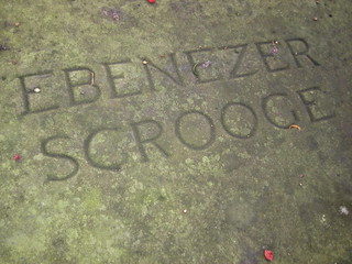 Ebenezer Scrooge's gravestone, Shrewsbury