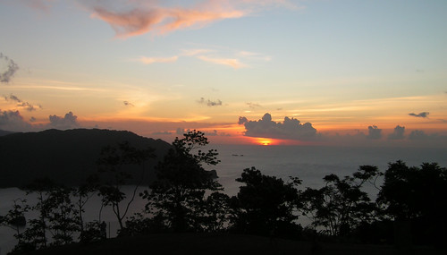 sunset island hill flagstaff caribbean tobago