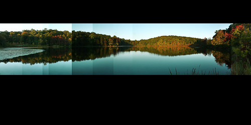 autumn reflection fall pond mosaic connecticut panoramic stich tych horsepond courtnayjaniak