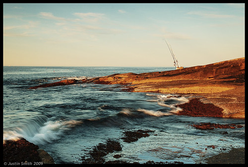 ocean sunset beach fishing nikond50 halibutpoint rockportma justinsmith nikon1735mmf28