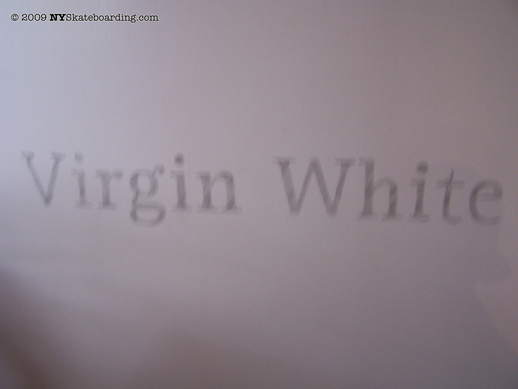 Anthony Pappalardo - Virgin White Show (2009)