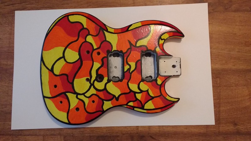 repainted epiphone sg special body