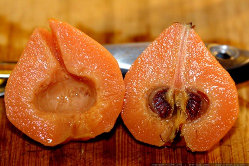 poached quince, sliced in half   cooking for raid recovery     MG 8398