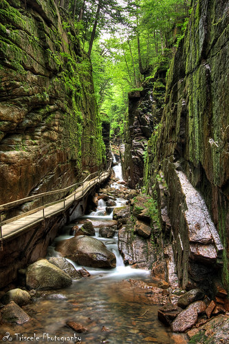 park new cliff river waterfall stream state nh franconia hampshire waterfalls gorge brook flume hdr notch abigfave