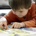 finishing a jigsaw puzzle @ the library