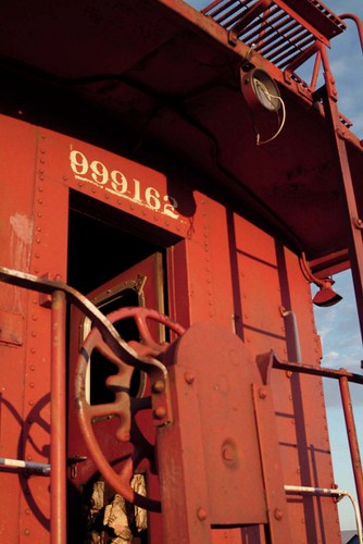 railroad travel usa color sunrise track texas tx caboose santefe mikewoodfin