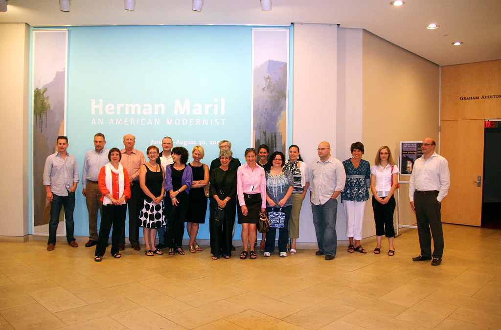 Johns Hopkins Museum Studies graduate program tour of the Herman ...