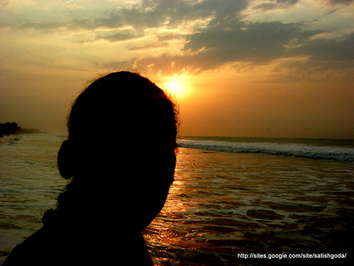 ocean india beach sunrise vizag