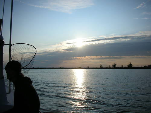 ohio lake port sunrise fishing lakeerie clinton erie portclinton