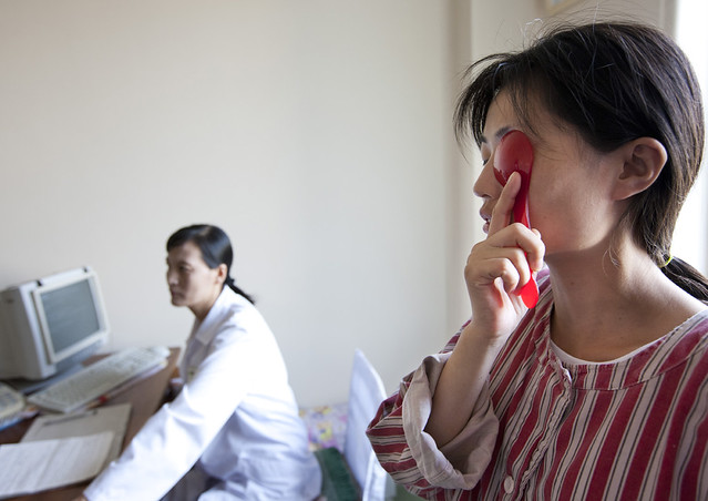 Fake medical test for tourists visits - Pyongyang hospital North Korea