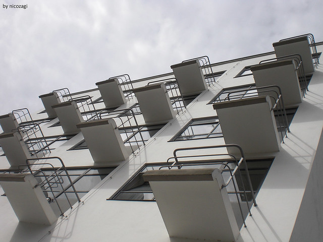 balconies on a building
