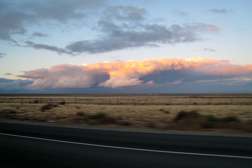 california ca sunset clouds i5 sanjoaquinvalley