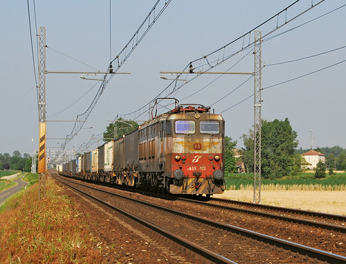 railroad railway trains bahn lombardia mau freighttrain ferrovia treni pavese caimano e655 nikond40x alpc guterzuge tec42348