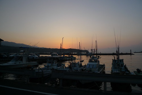 sunset japan shizuoka 夕日 izu settingsun 夕焼け 漁港 静岡 伊豆 fishingport lx3