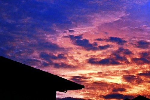 blue sunset orange black window clouds canon eos flickr through bunkface 1000d aqilahsedek