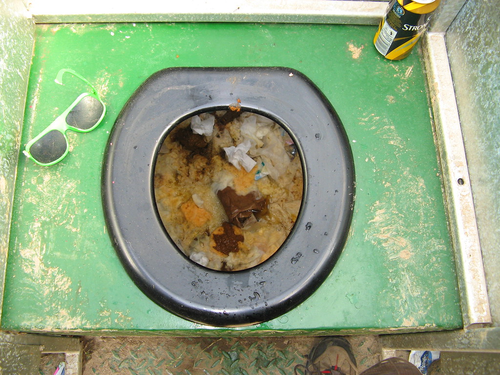 a standard ISO9001 glastonbury festival toilet