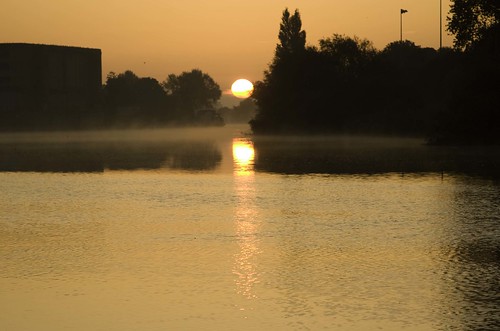nottingham sun sunrise dawn rivertrent rnb notts ladybaybridge rnbtrent