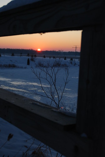 snow sunrise wi wrightstown sunoversnow