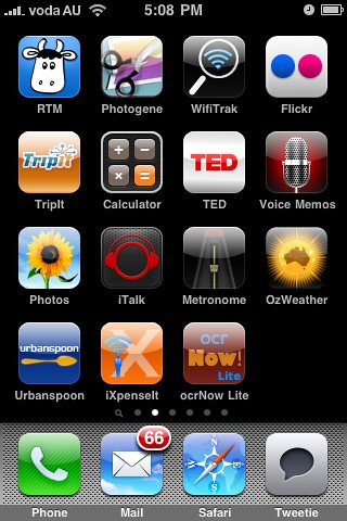 A typical user’s iPhone Apps (page 2!)