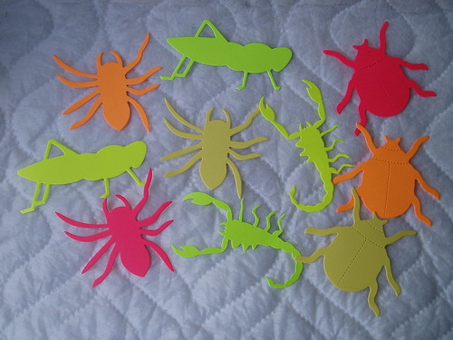 bugs insects diecuts