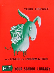 RETRO POSTER - Your Library Has Loads of Information