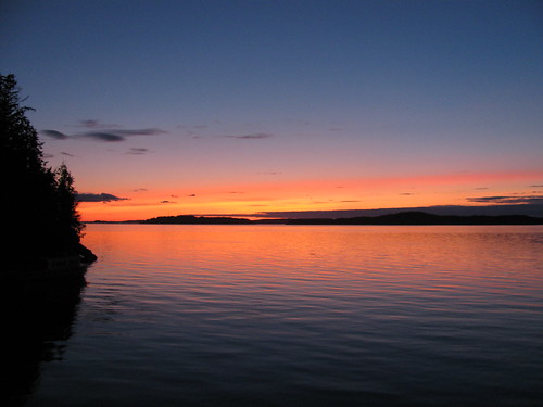 sunset canada britishcolumbia vancouverisland telegraphcove queencharlottestrait