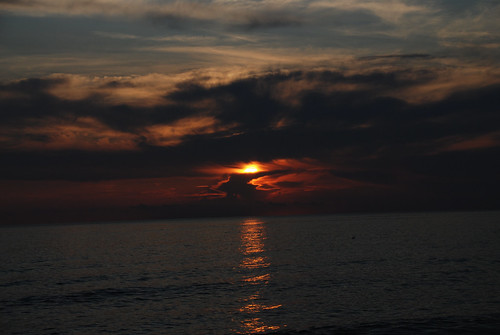 sunset beach gulfofmexico water florida capesanblas