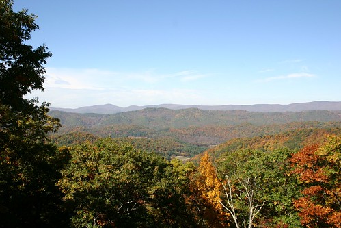 county mountains color fall virginia highland