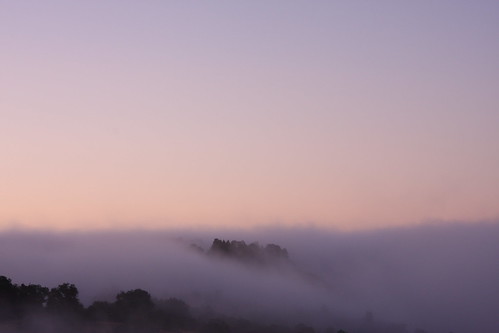 fog sunrise daybreak lakesonoma northencalifornia 08202009 starglazing