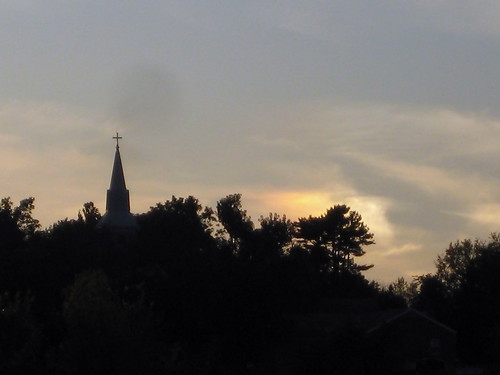 sunset church sundog pocahontas